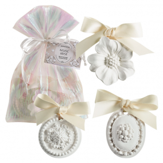 Pochon de 3 décors parfumés Fête Nacrée - Musc Irisé