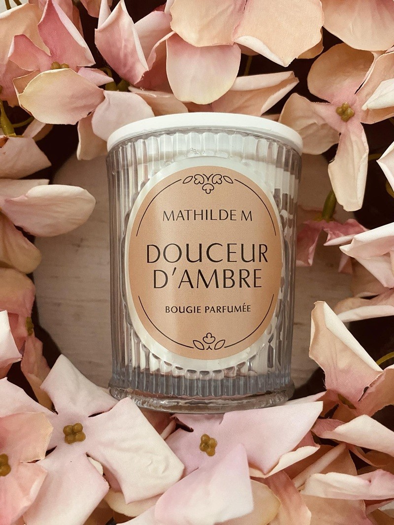 Bougie parfumée 145 g - Douceur d'Ambre