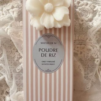 Coffret de 3 décors fondants en cire parfumée - Poudre de riz