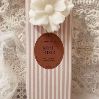 Coffret de 3 décors fondants en cire parfumée - Rose Élixir