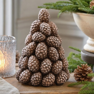 Sapin pomme de pin en 2 tailles